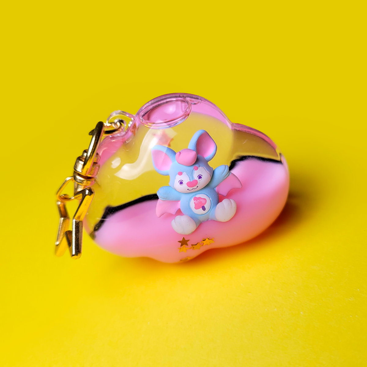 Fairy Floss Bat Shaker Keychain – Tiny Teeth