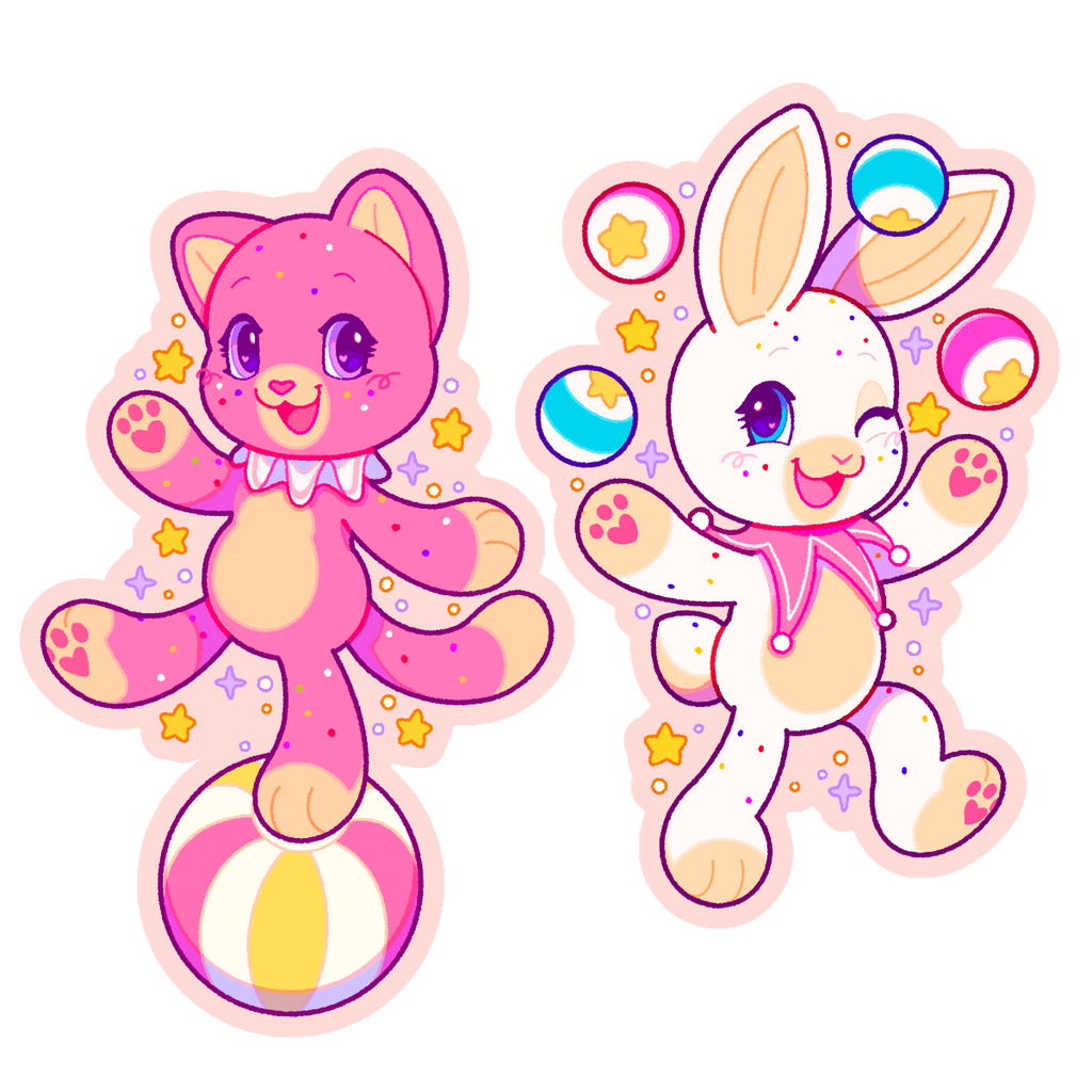 Critterfolk Collab Stickers – Tiny Teeth