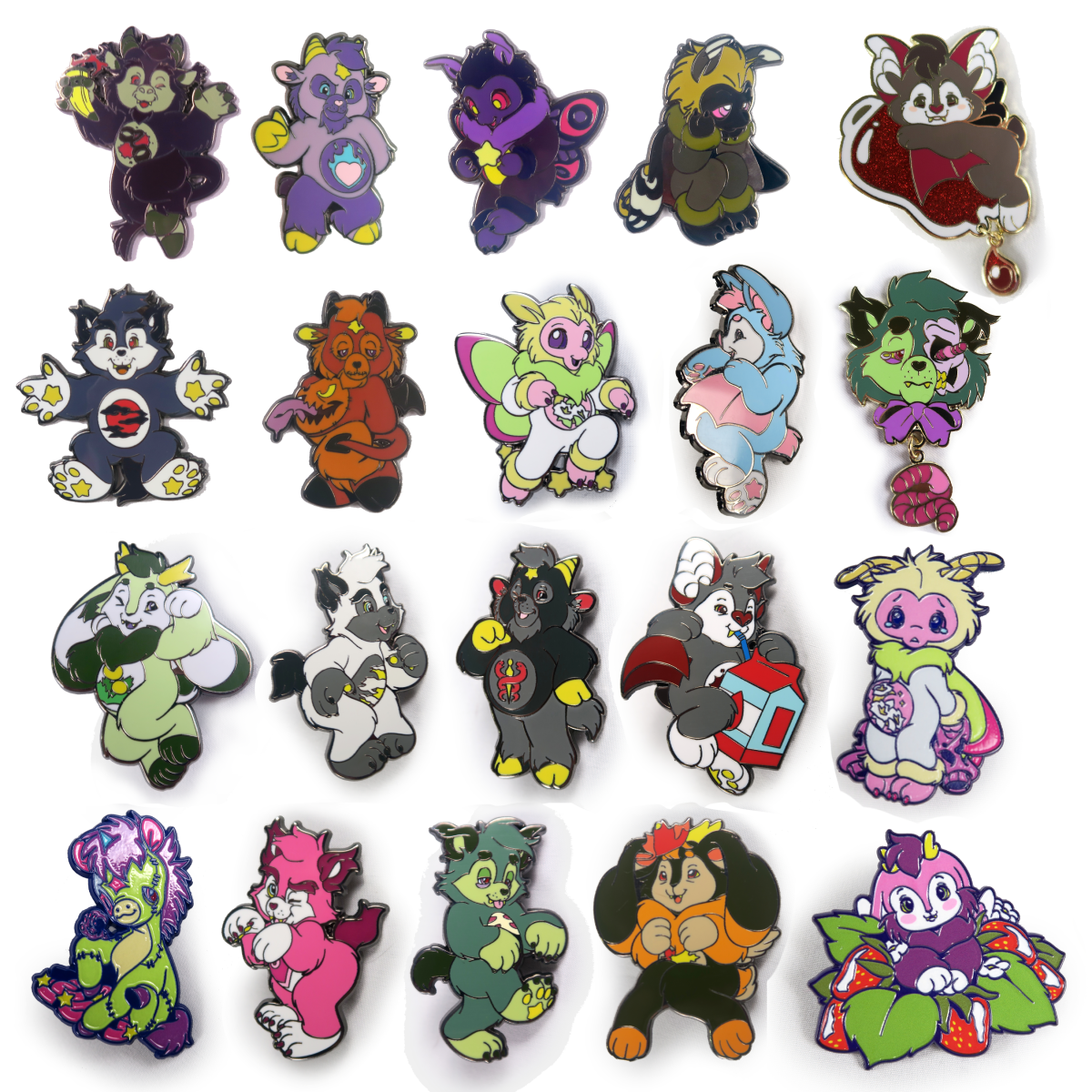 Small Tooth Pin Medium Enamel Pins – Tiny Teeth